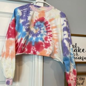 Crop top sweatshirt